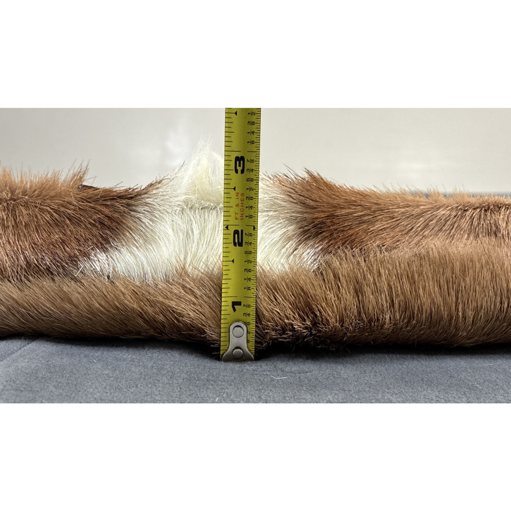 Diane Gail Roma Leather Shoulder Natural Springbok Fur Brown Tan Bnfts Charity - Picture 4 of 16